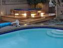 Hot tub, cedar deck and existing pool