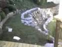 Waterfall/Retaining Wall Topside With New Sod(After)