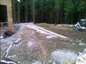 Driveway Retaining Wall - Top View (After)